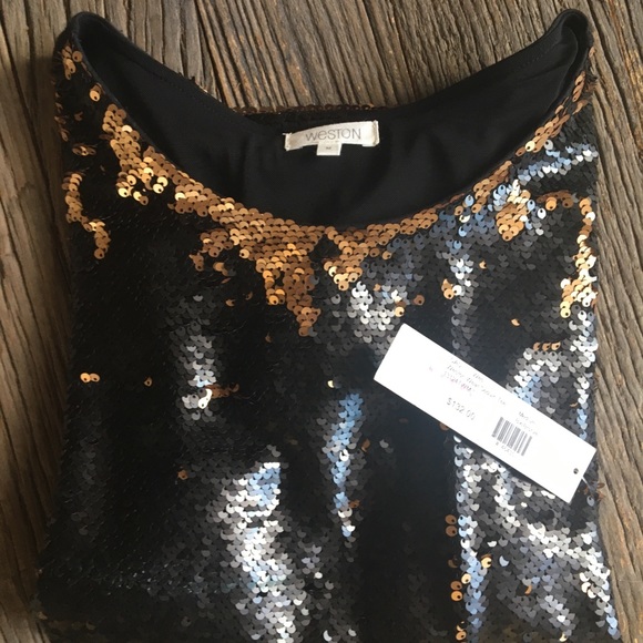NWT sequin Weston Wear top - Picture 4 of 4